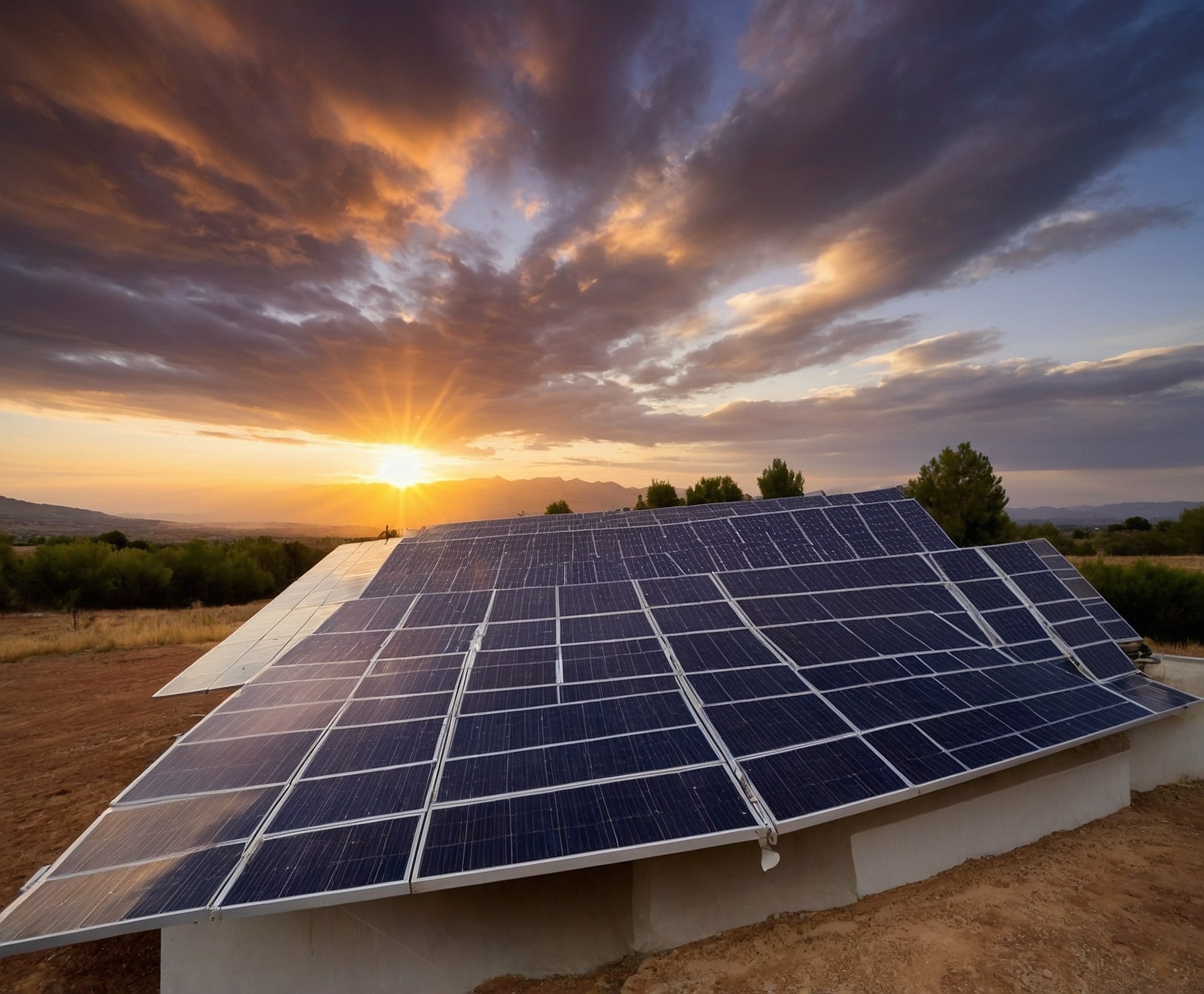 Sistema de energía solar en vivienda unifamiliar
